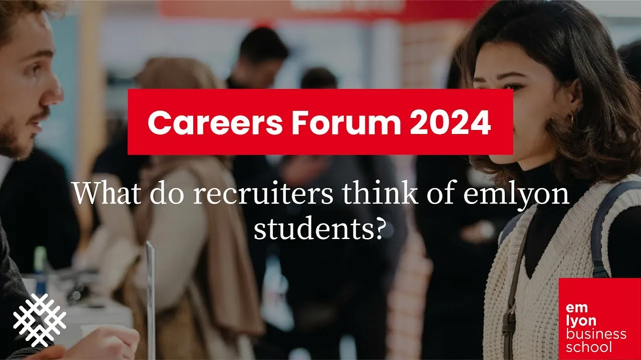 Preview image for the gge video "Careers Forum 2024 - The unmissable career event at emlyon business school". Preview image for the gge video "Careers Forum 2024 - The unmissable career event at emlyon business school".