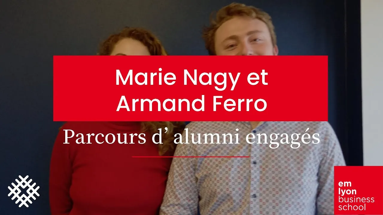 Preview image for the gge video "Carrières engagées - Marie Nagy et Armand Ferro, co-fondateurs de Reus'eat". Preview image for the gge video "Carrières engagées - Marie Nagy et Armand Ferro, co-fondateurs de Reus'eat".