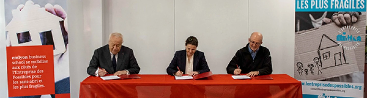 emlyon business school se mobilise aux côtés de l’Entreprise des Possibles en faveur des sans-abri et des plus fragiles emlyon business school se mobilise aux côtés de l’Entreprise des Possibles en faveur des sans-abri et des plus fragiles