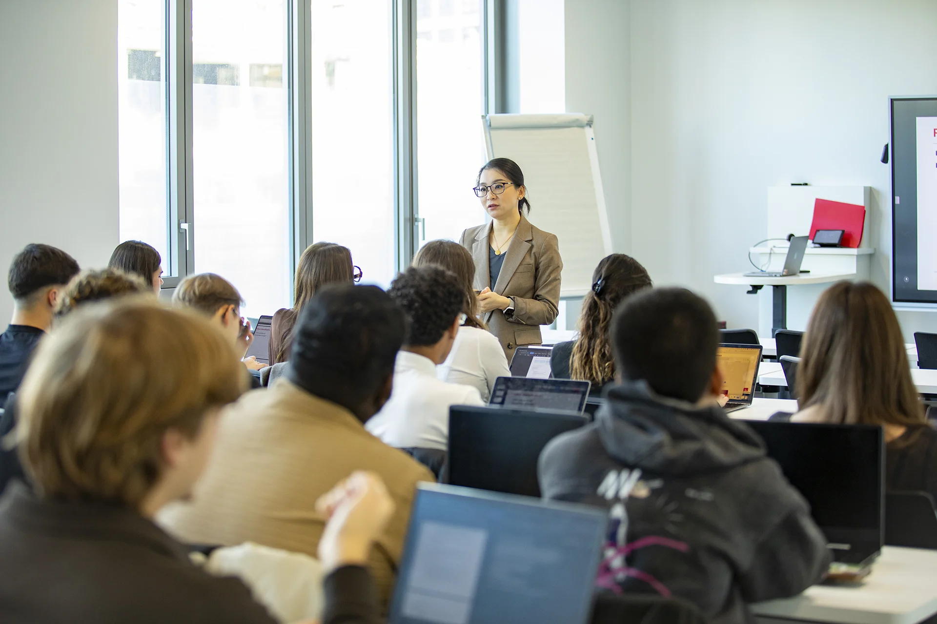 Des participantes du Master in Management, Finance &amp; Tech d'emlyon