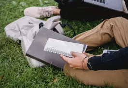 Meeting on the grass