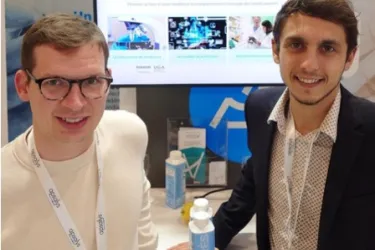 Matthieu Gasc and Lugan Flacher, CEOs et co-founders of DrugOptimal