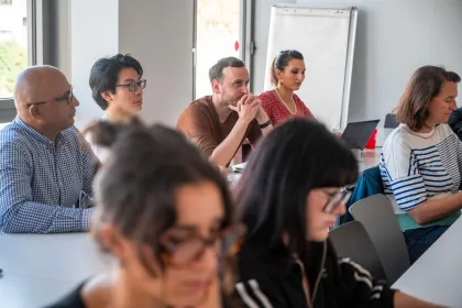 Les participants de l'EMBA en pleine session.
