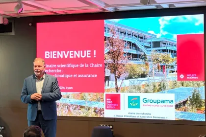 Chaire de recherche emlyon x Groupama : innover face aux risques climatiques