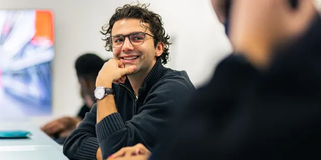 Un étudiant du PGE d'emlyon business school