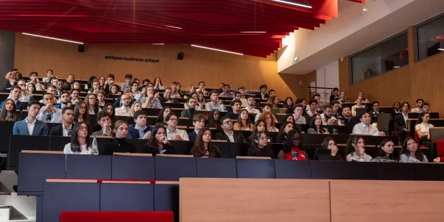 L'auditorium d'emlyon business school, campus de Lyon