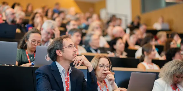 Professeurs de classes préparatoires réunis sur le campus d'emlyon lors du congrès annuel de l'APHEC