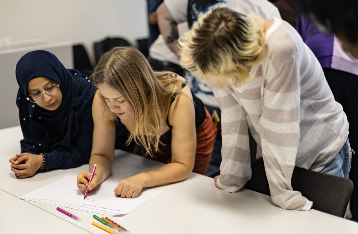 apprenants la toile, atelier