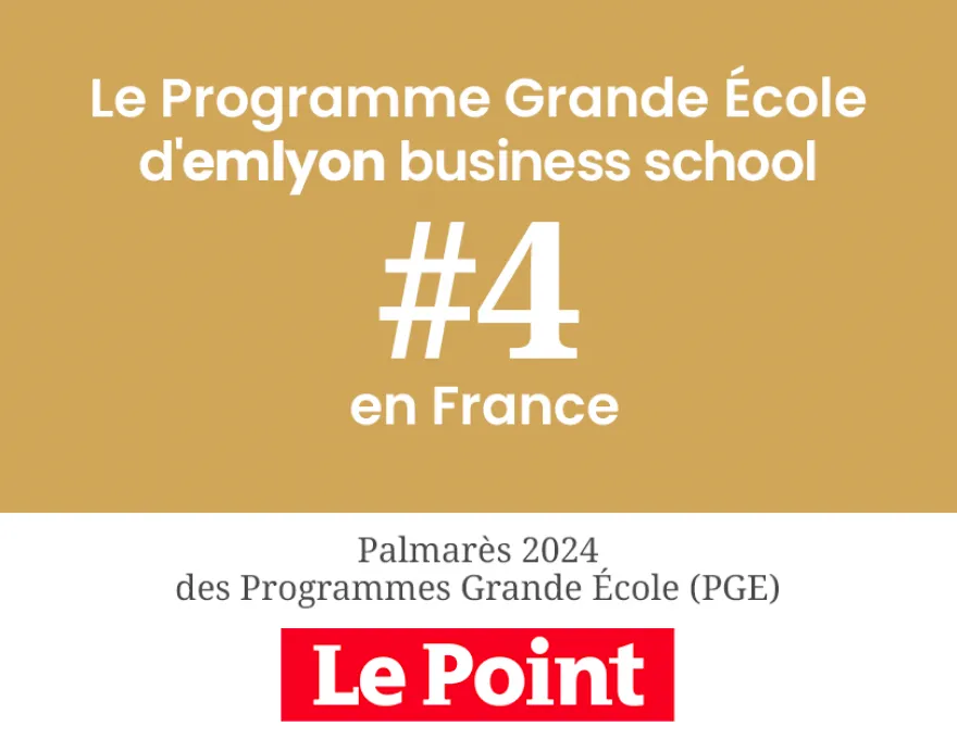 Le Programme Grande Ecole classé 4ème des PGE Le Programme Grande Ecole classé 4ème des PGE