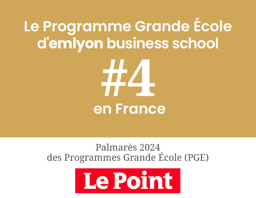 Le Programme Grande Ecole classé 4ème des PGE