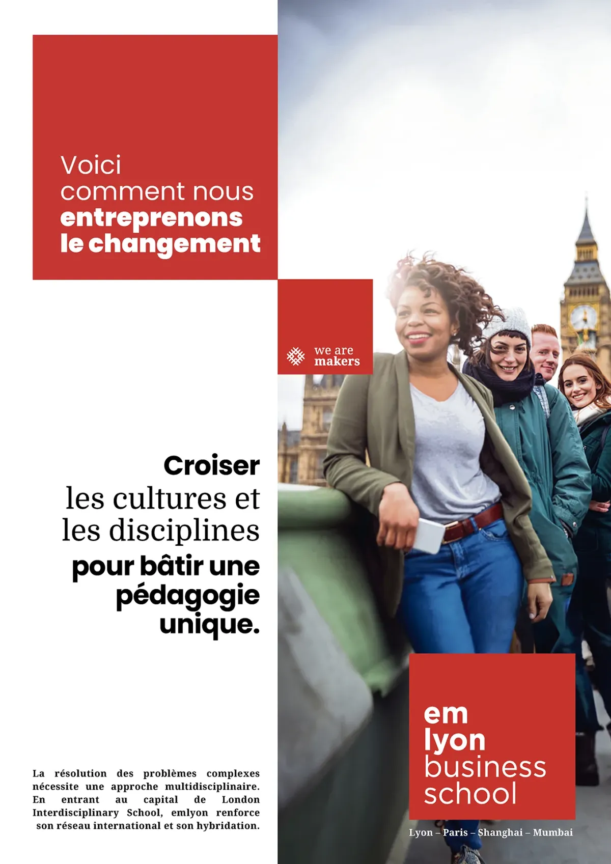 La campagne "London Interdisciplinary school" - emlyon La campagne "London Interdisciplinary school" - emlyon