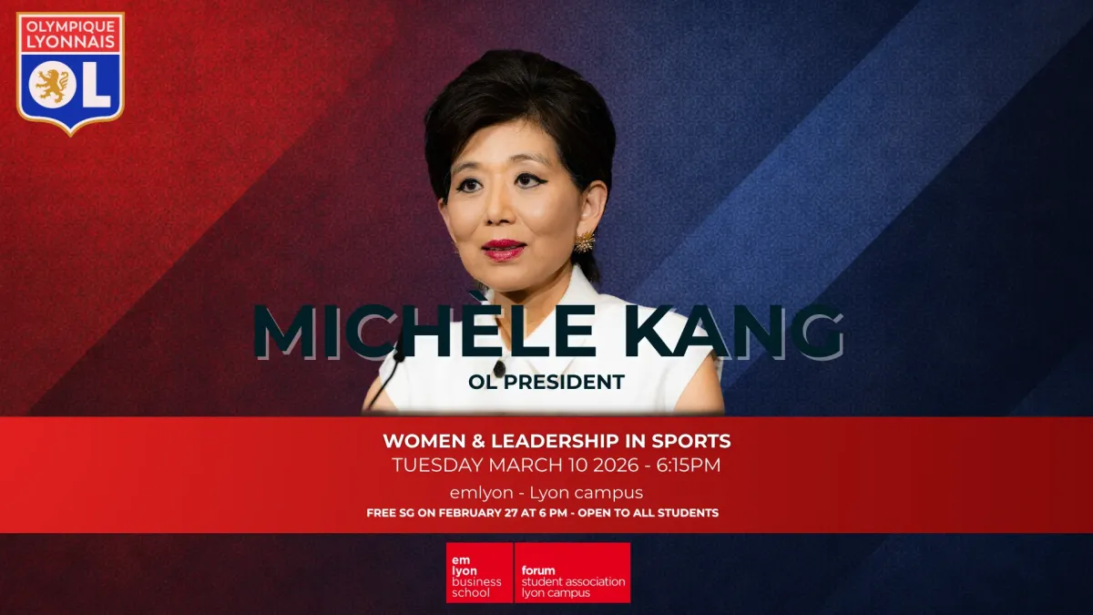L'affiche de la conférence de Michele Kang