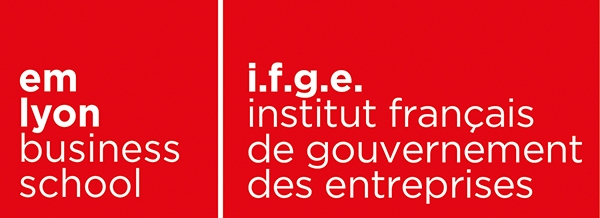 Logo de l’IFGE – Institut Français de Gouvernement des Entreprises, emlyon business school