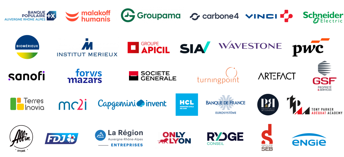 Nos principaux partenaires entreprises