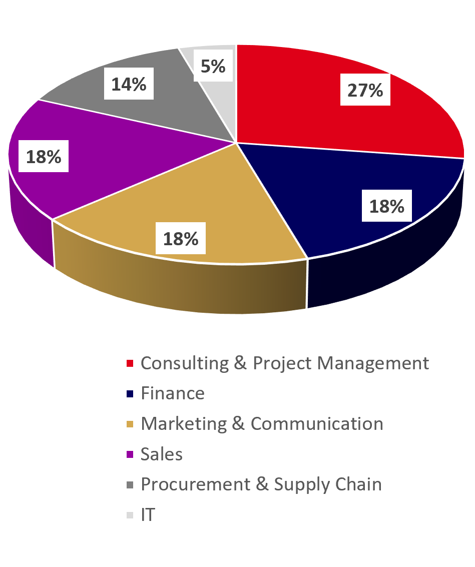 Job sector graph - IMBA 2026