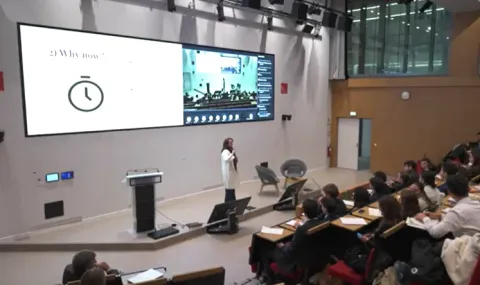 La conférence de Carole Mahoney à l'auditorium d'emlyon business school