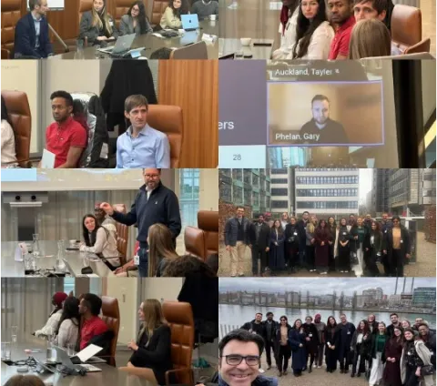 Les étudiantes et étudiants de notre master en innovation et science des données dans le secteur de la santé ont visité le campus Novartis à Bâle, qui abrite le siège mondial de l'entreprise et un centre de recherche et développement de pointe