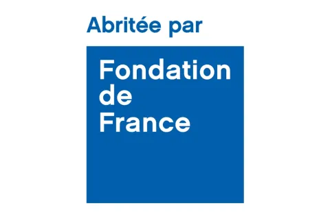 "Under the aegis of the Fondation de France": logo 
