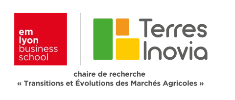 Le logo de la chaire de recherche emlyon Terres Inovia