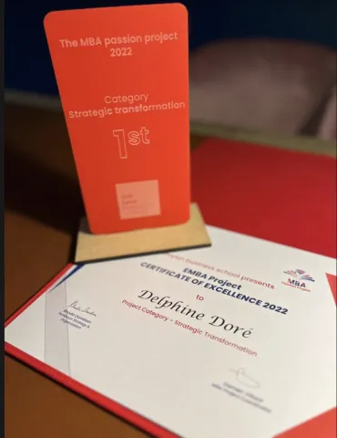 Diplôme EMBA Delphine Doré