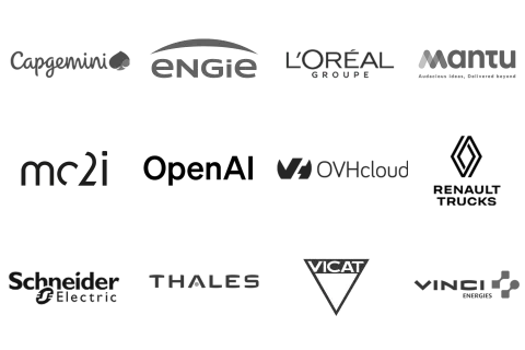 emlyon tech school partners' logos