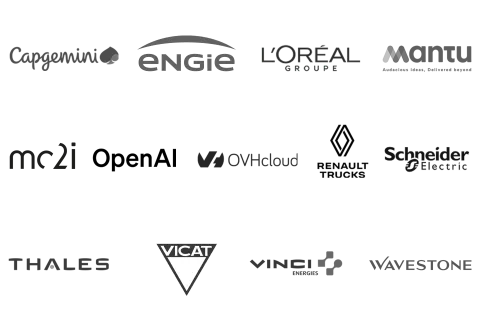 emlyon tech school partners' logos