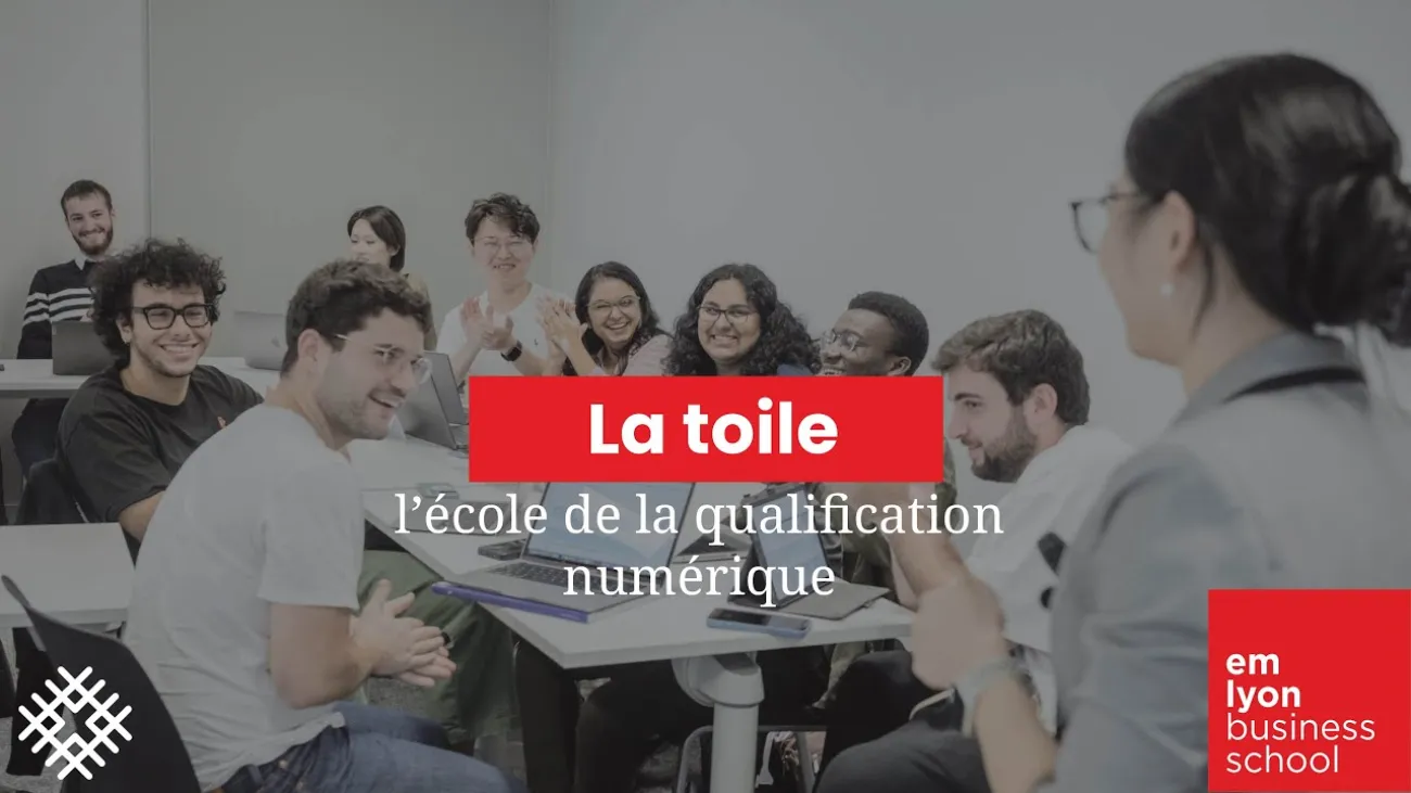 Preview image for the gge video "La toile : un programme inclusif qui forme aux métiers du digital".