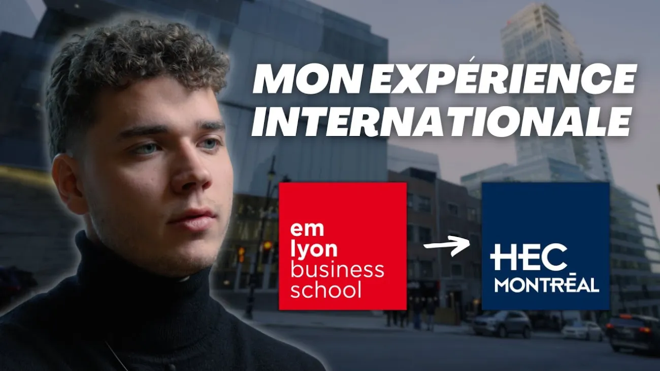 Preview image for the gge video "1 an à HEC Montréal (mon double-diplôme avec emlyon)".