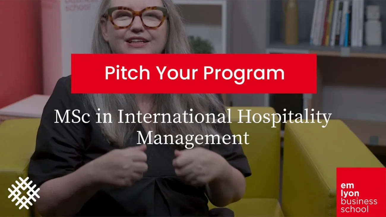 Preview image for the gge video "MSc in International Hospitality Management - Pitch Your Program".