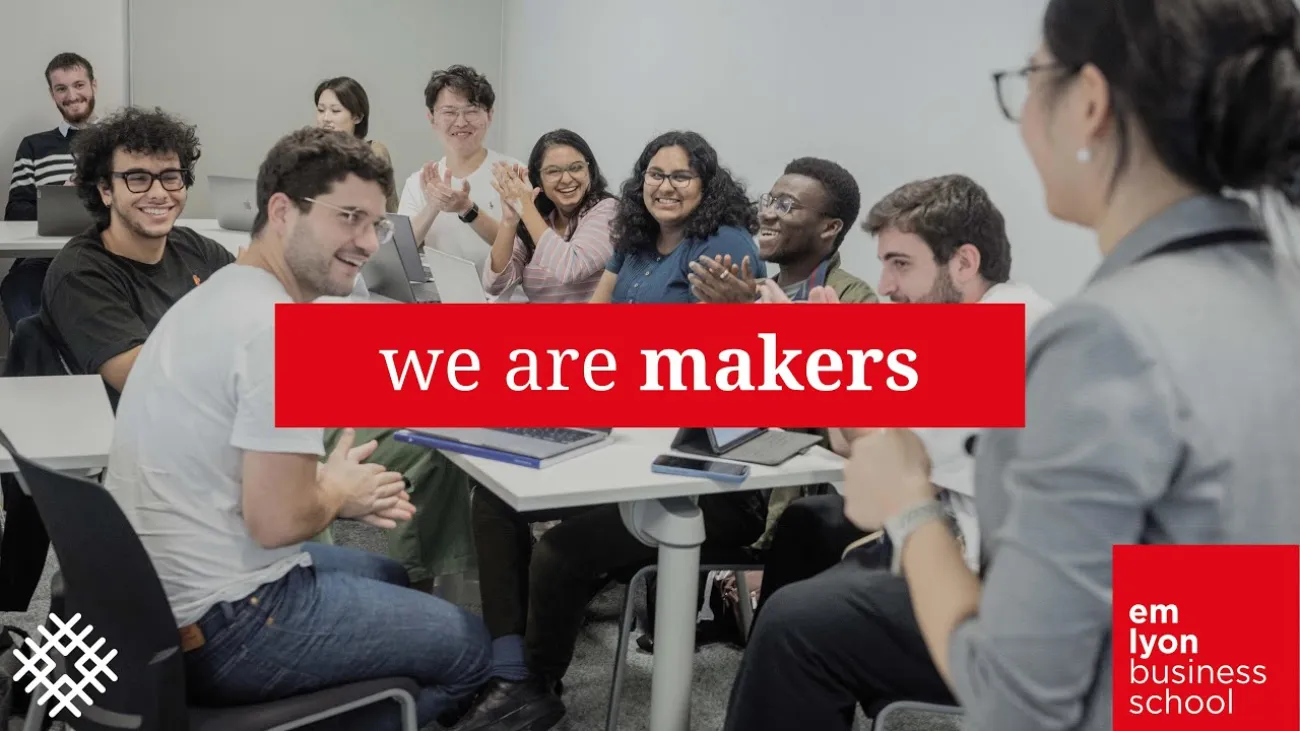 Preview image for the gge video "We are makers - emlyon business school".