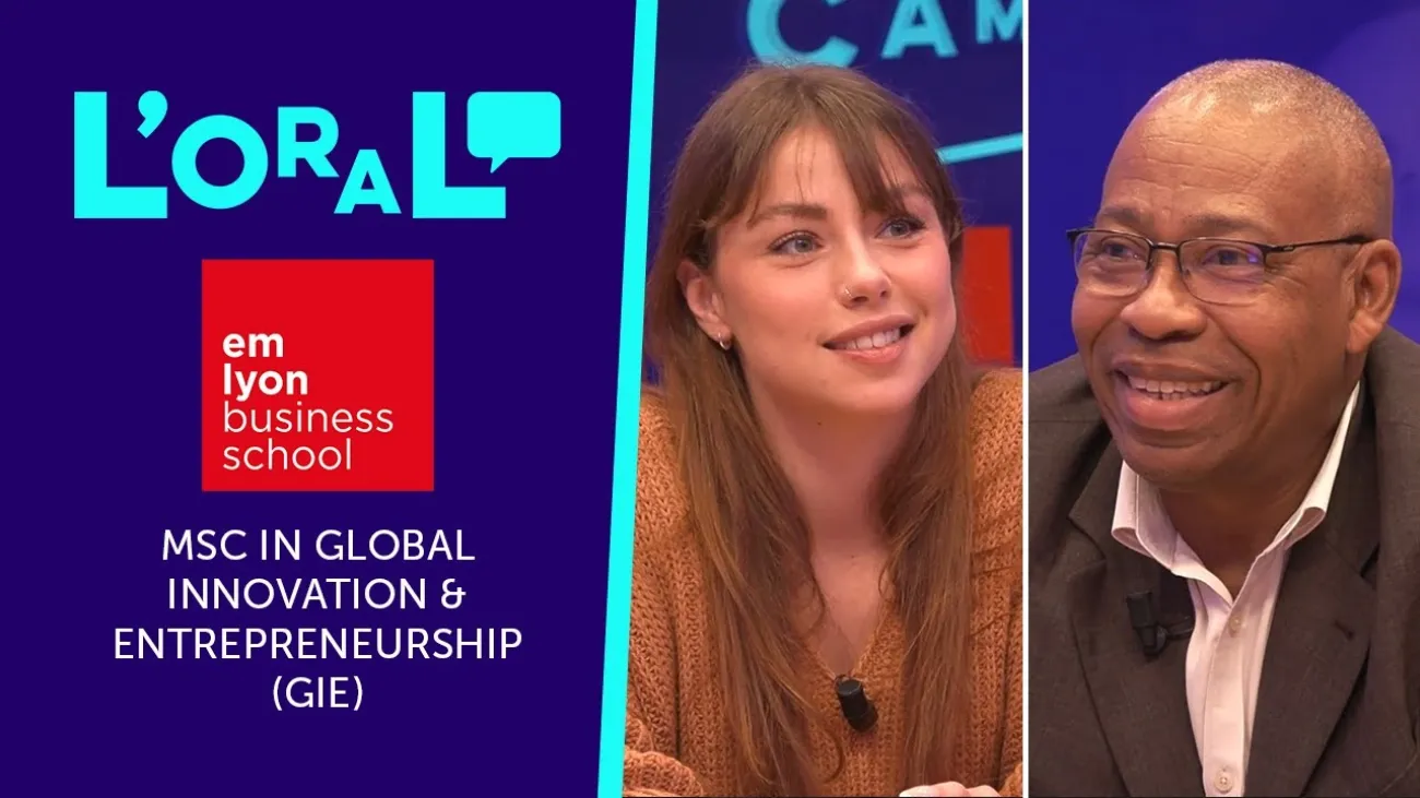 Preview image for the gge video "emlyon business school - MSc in Global Innovation &amp; Entrepreneurship (GIE)".