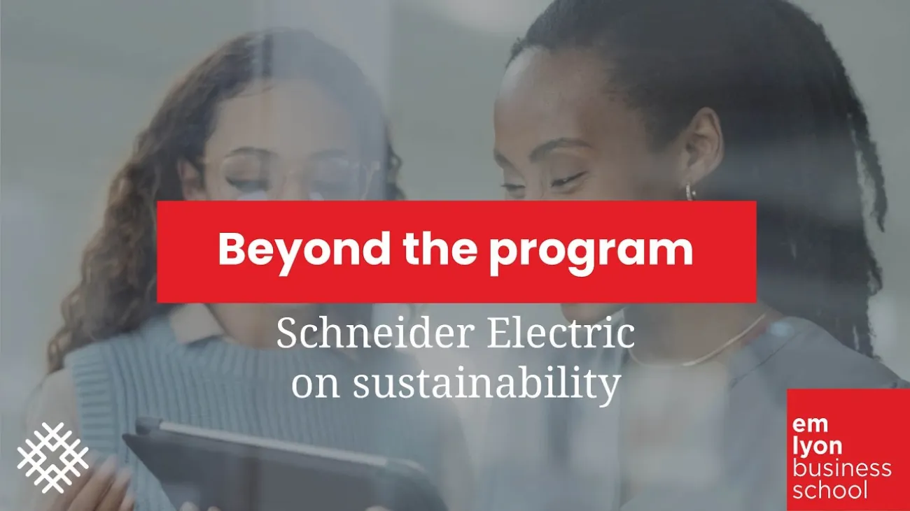 Preview image for the gge video "Beyond the program: Schneider Electric on sustainability".