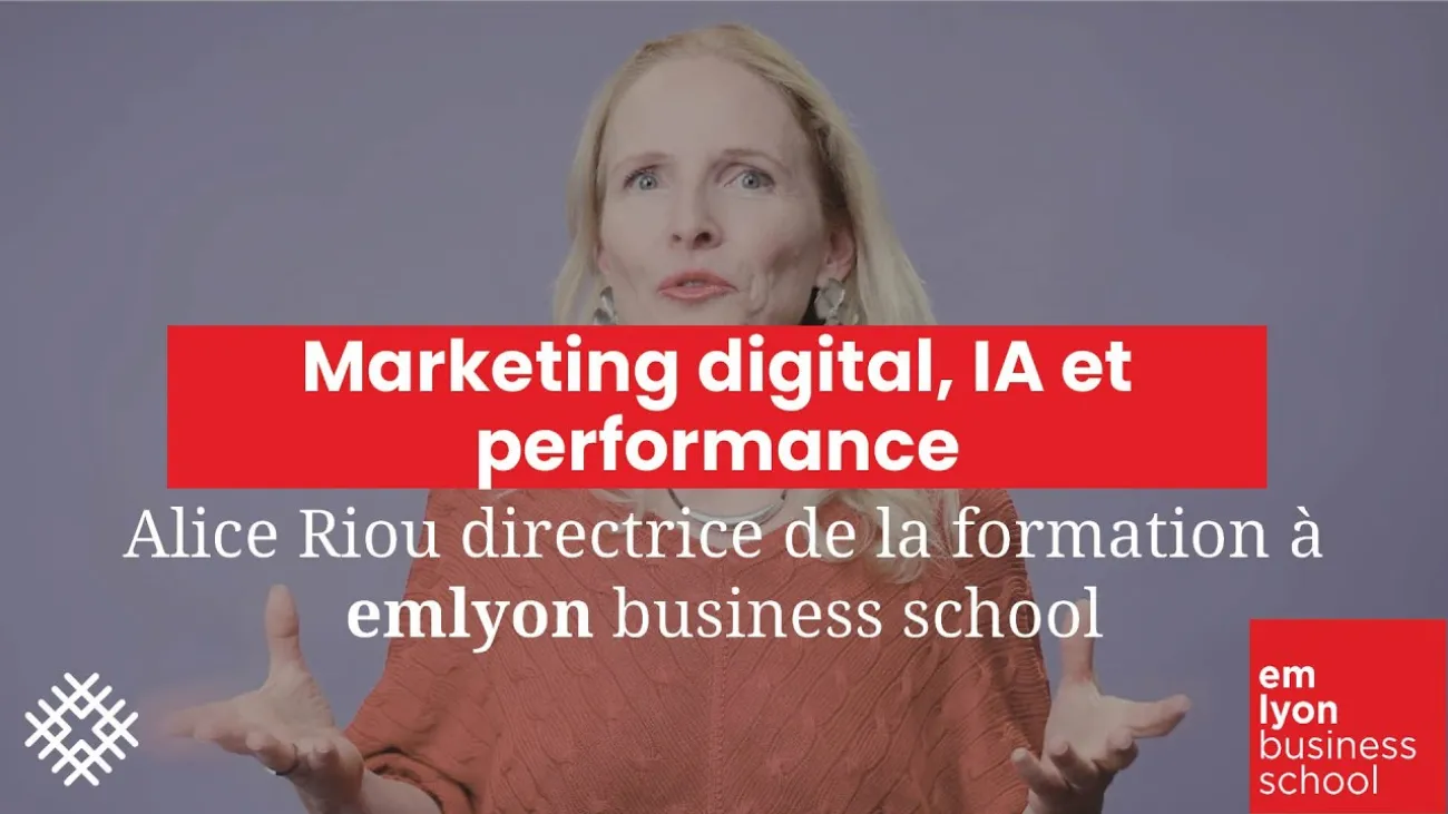 Preview image for the gge video "Marketing digital, IA et performance avec Alice Riou".