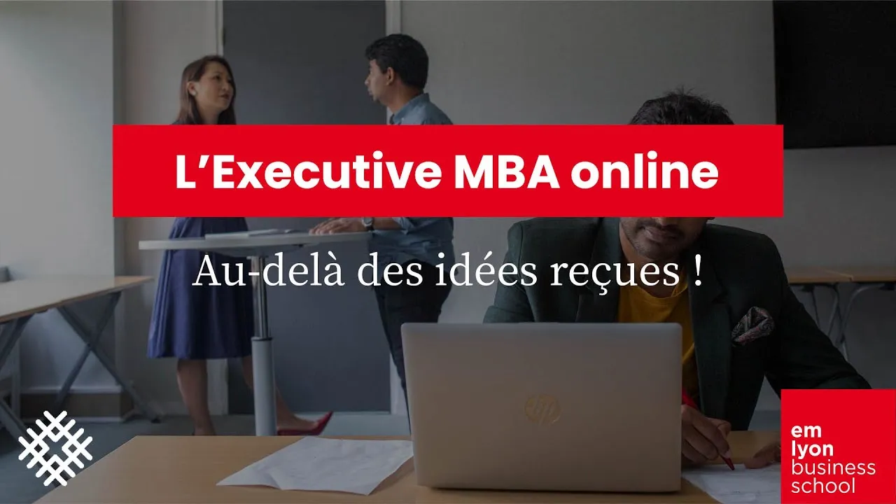 Preview image for the gge video "Retours d'expérience formation online : témoignages participants Executive MBA Online".