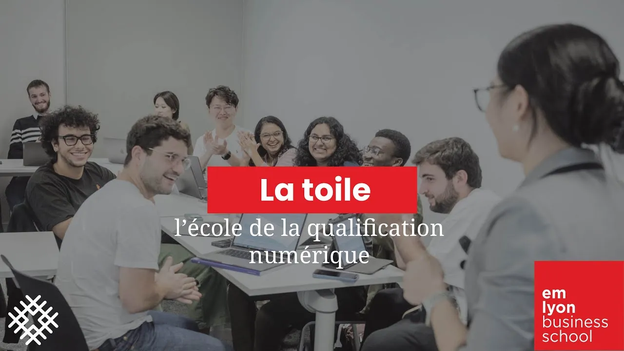 Preview image for the gge video "La toile : un programme inclusif qui forme aux métiers du digital".