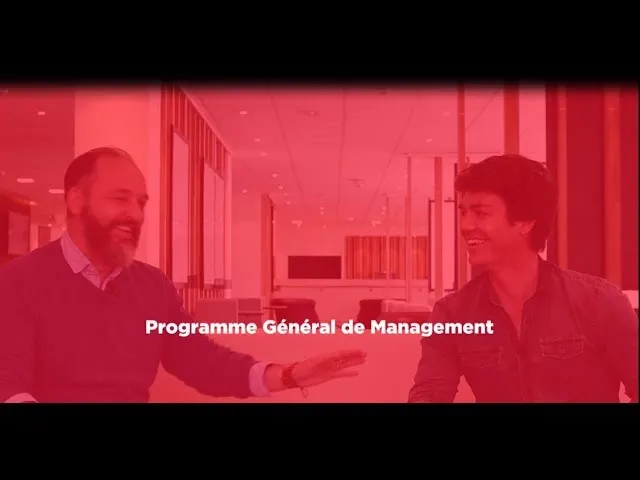 Preview image for the gge video "Témoignage de Sacha Theocharis et Emmanuel Mathias - Programme Général de Management".