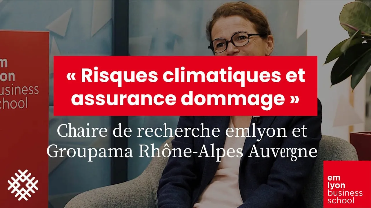 Preview image for the gge video "Chaire de recherche &quot;Risques climatiques et assurances dommage&quot; - Présentation".