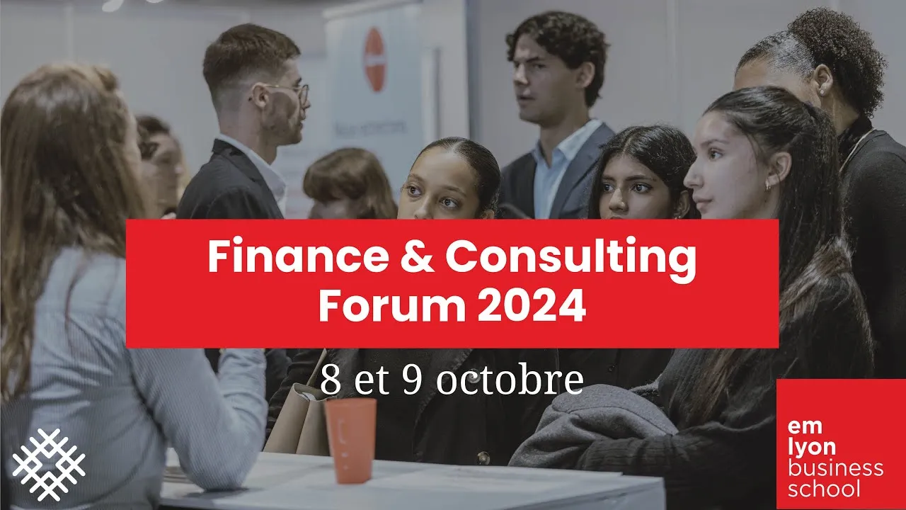 Preview image for the gge video "Finance &amp; Consulting Forum 2024 - 8 et 9 octobre".