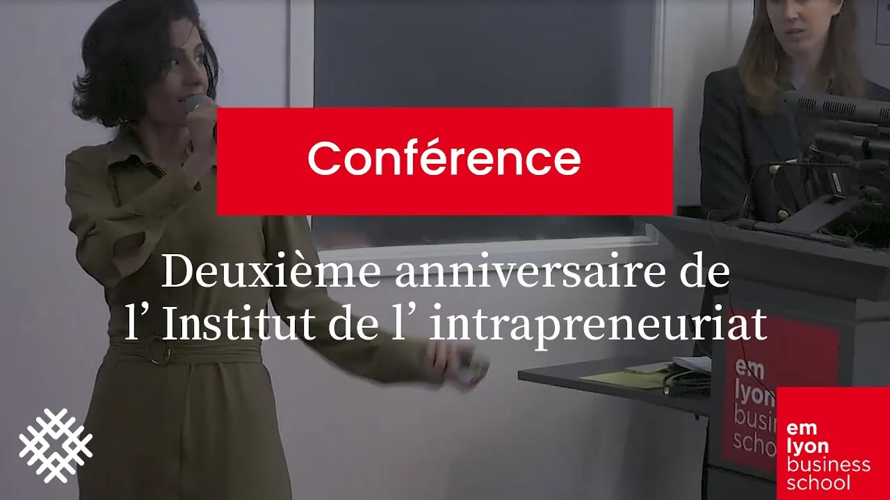 Preview image for the gge video "Replay conférence - 2e anniversaire de l'Institut de l'intrapreneuriat".
