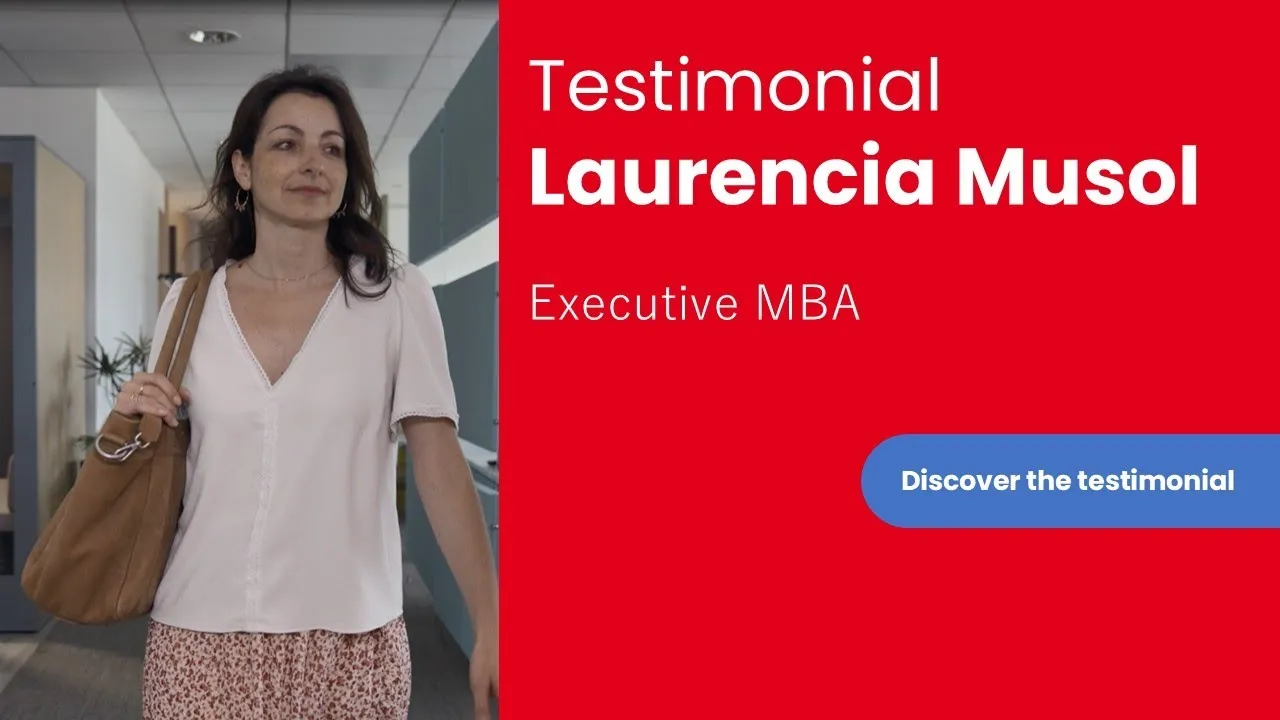 Preview image for the gge video "Executive MBA, her testimonial: Laurencia Musol".