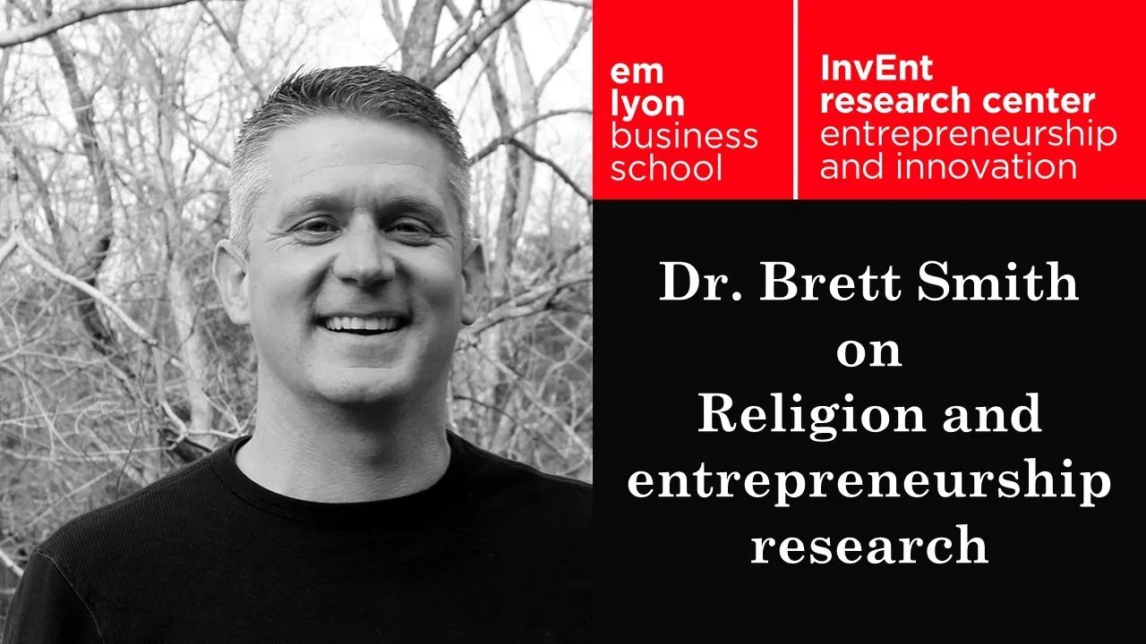 Preview image for the gge video "Prof. Brett Smith in a conversation about religion, entrepreneurship, and research".