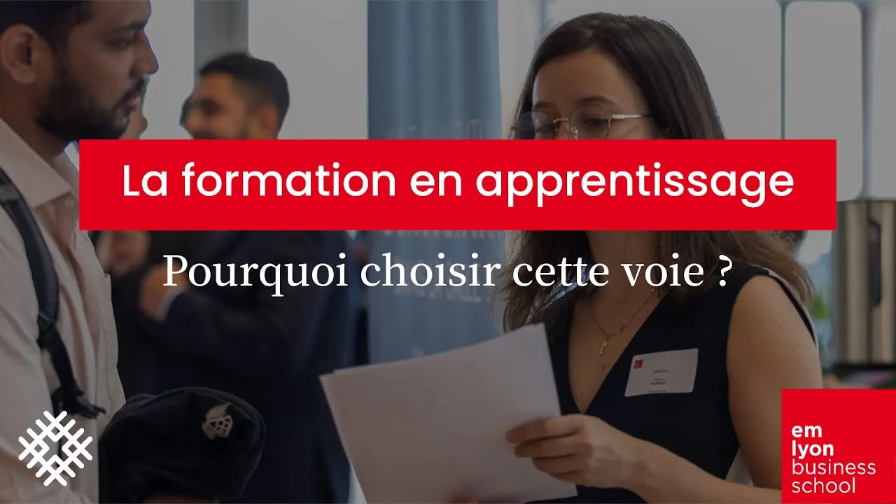 Preview image for the gge video "Choisir la formation en apprentissage avec emlyon business school : &quot;le meilleur des deux mondes&quot;".