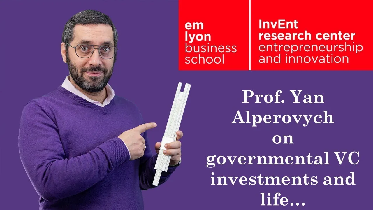 Preview image for the gge video "Prof. Yan Alperovych in conversation about governmental VC investing and life...".