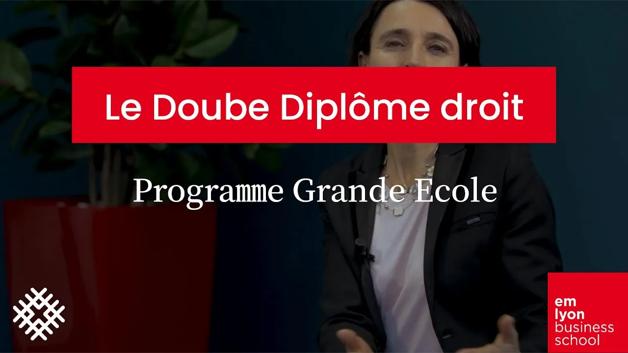 Preview image for the gge video "Découvrez le double diplôme droit du Programme Grande Ecole".