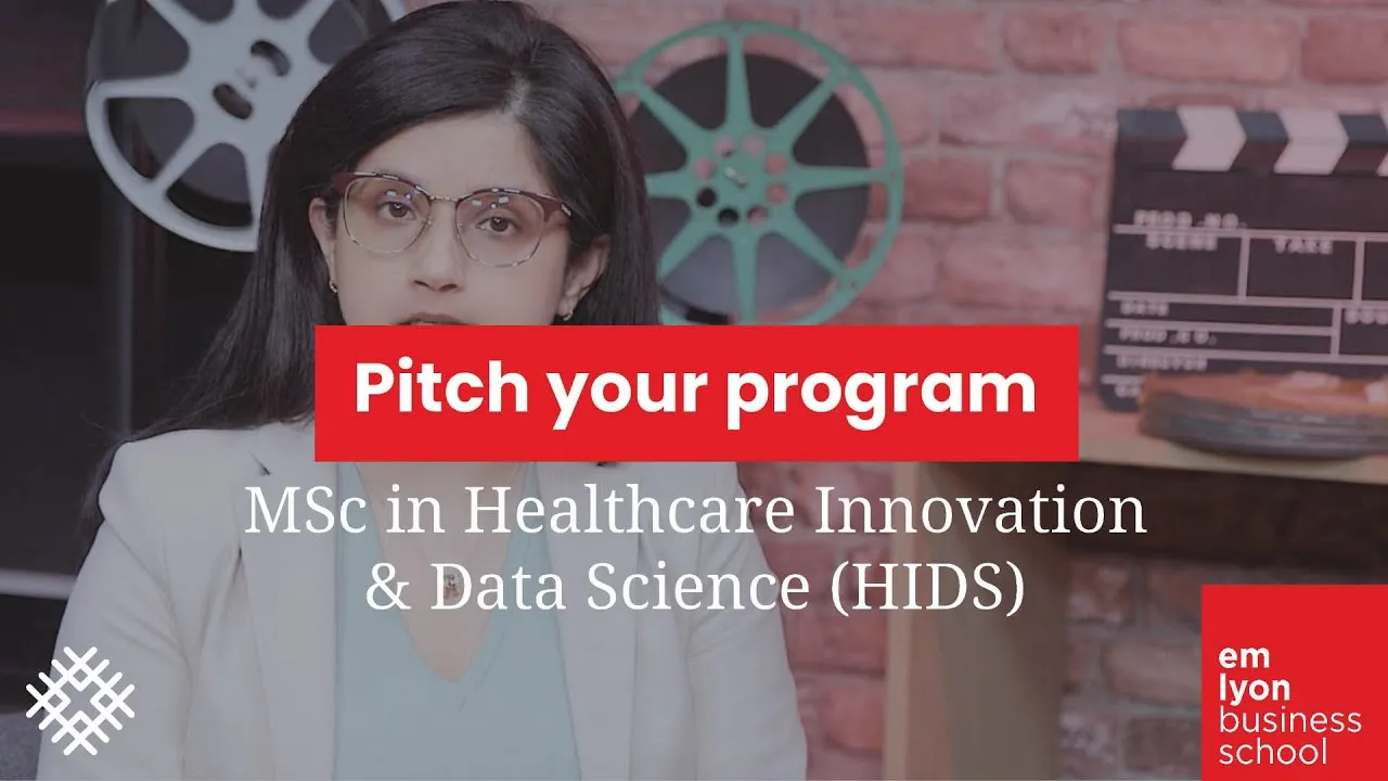 Preview image for the gge video "Pitch your program l MSc in Healthcare Innovation &amp; Data Science (HIDS)".