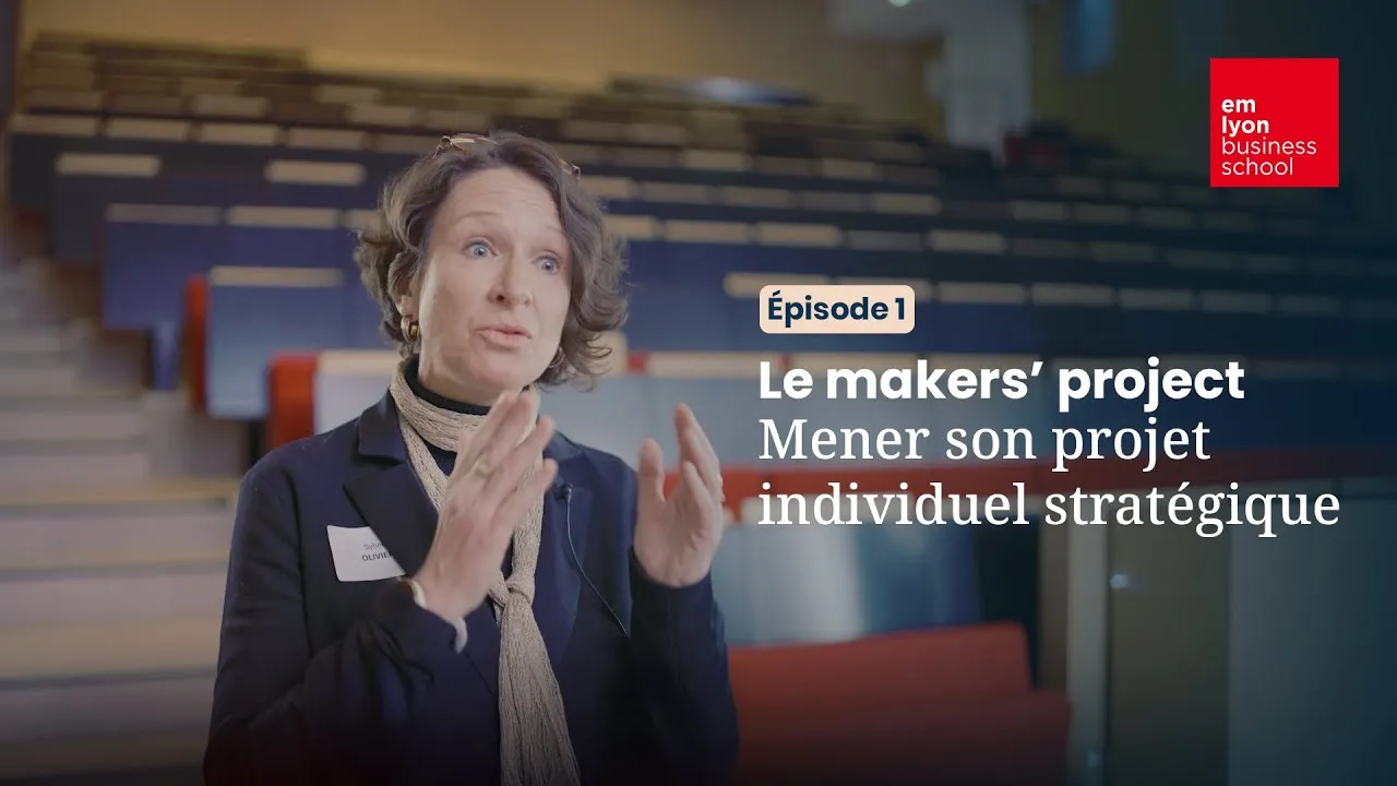Preview image for the gge video "Episode 1 Le makers' project l Mener son projet individuel stratégique".