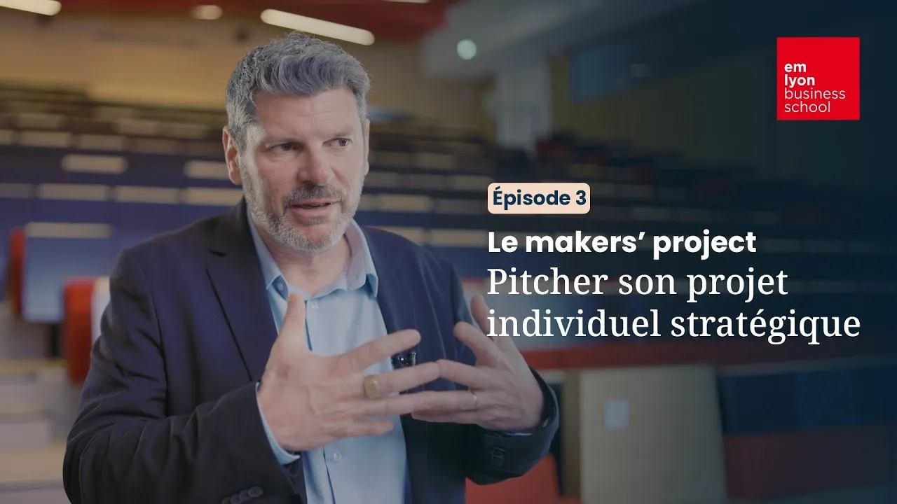Preview image for the gge video "Episode 3 Le makers' project l Concrétiser son projet individuel stratégique".