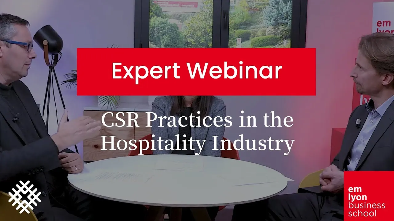 Preview image for the gge video "Webinar: How Can CSR Practices in the Hospitality Industry Improve Sustainability and Business?".