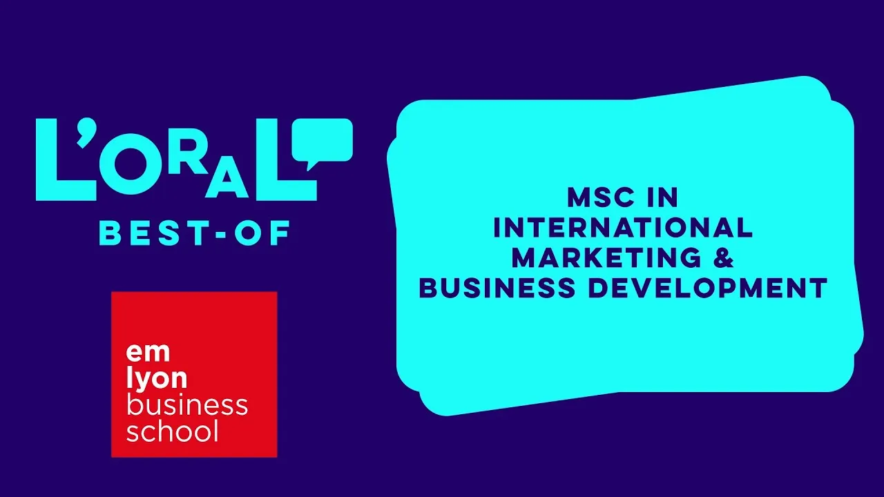 Preview image for the gge video "emlyon business school - MSc in International marketing &amp; Business development - best-of".