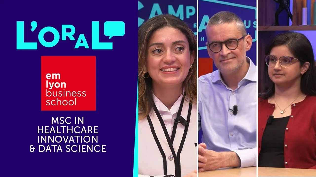 Preview image for the gge video "emlyon business school - MSc in Healthcare Innovation &amp; Data Science".